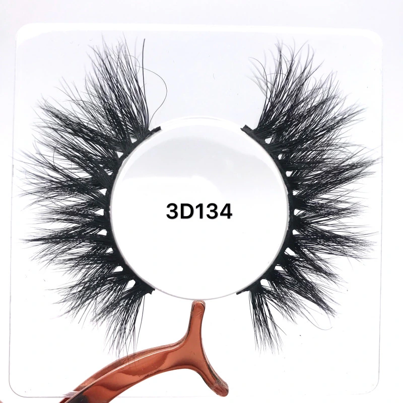 Wholesale Price Colored Lashes Mink Eyelash False Eyelashes with Pull out Packaging Box