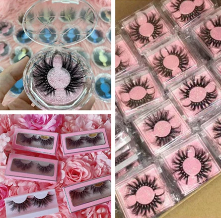 Wholesale 3D Mink Strips Eyelashes Colored Winged Faux Mink Eyelashes