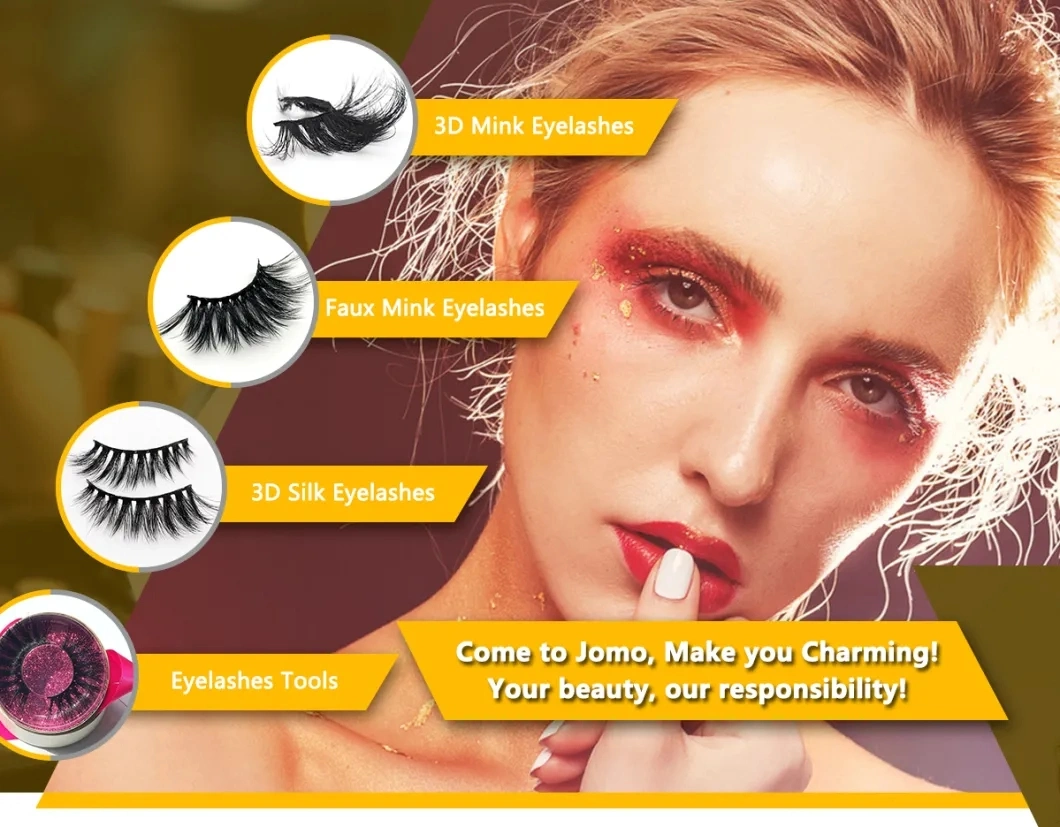 Low MOQ Lashes Vendor 15-25mm Real Mink Fur Eyelashes with Make up for Lash