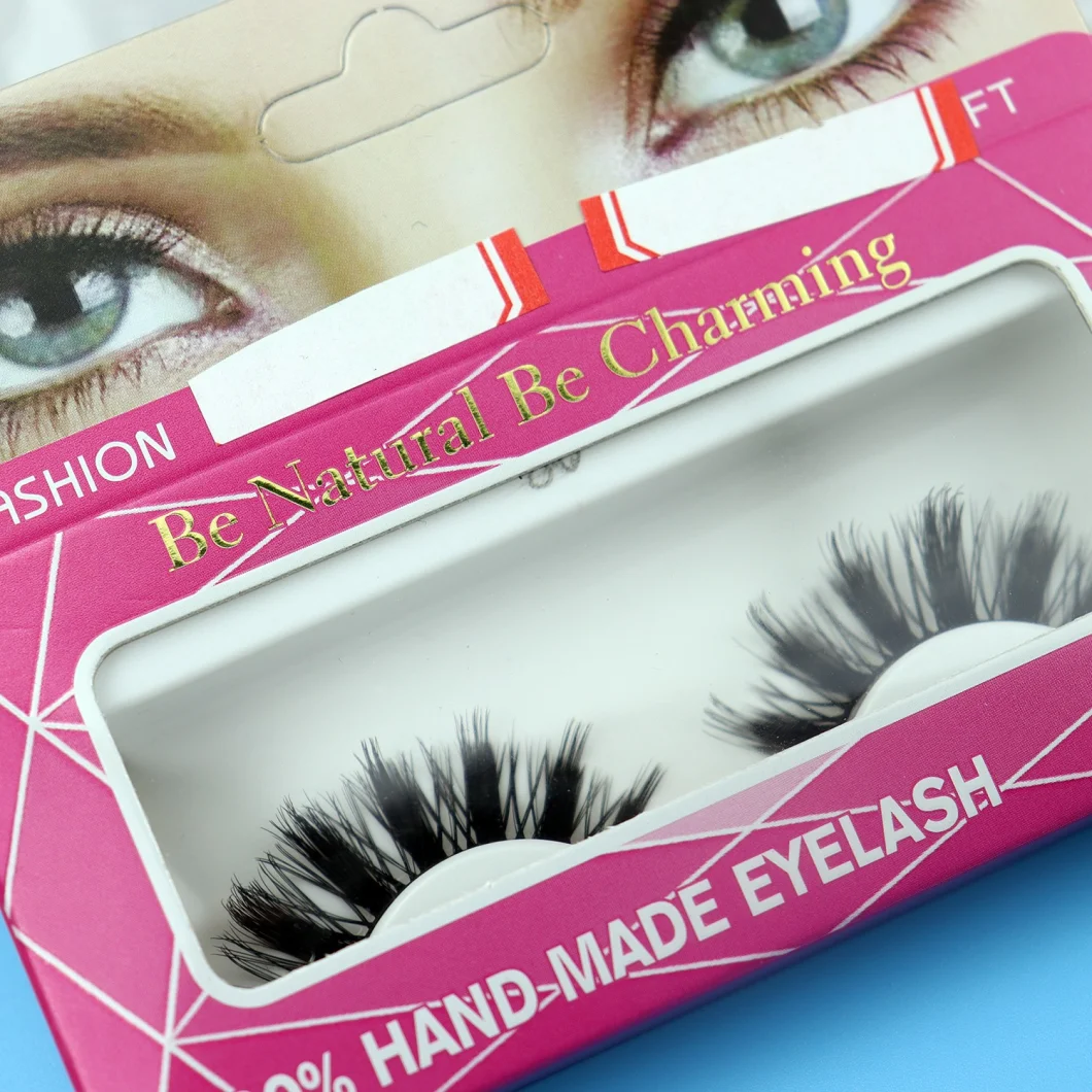 False Eyelashes Full Strip Eye Lashes Empty Box 18 20 22 25mm Faux Mink Eyelash Custom Packaging Box Popular Eyelash