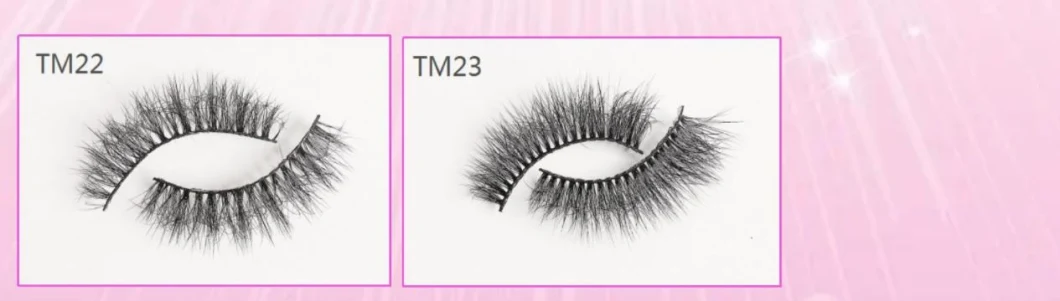 Free Sample 3D Vegan 15mm Silk False Eyelashes with Private Label Cases, Black Cottton Band